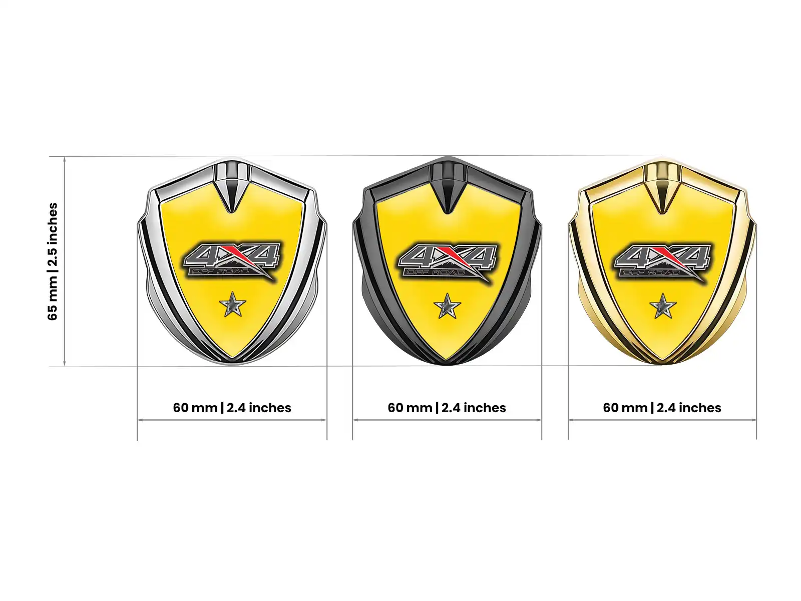 Emblem Metal Badge Premium Universal